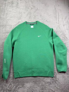 Nike NOCTA Sweatshirt Mens Large Green Crewneck AWR CL Logo FD8457-324